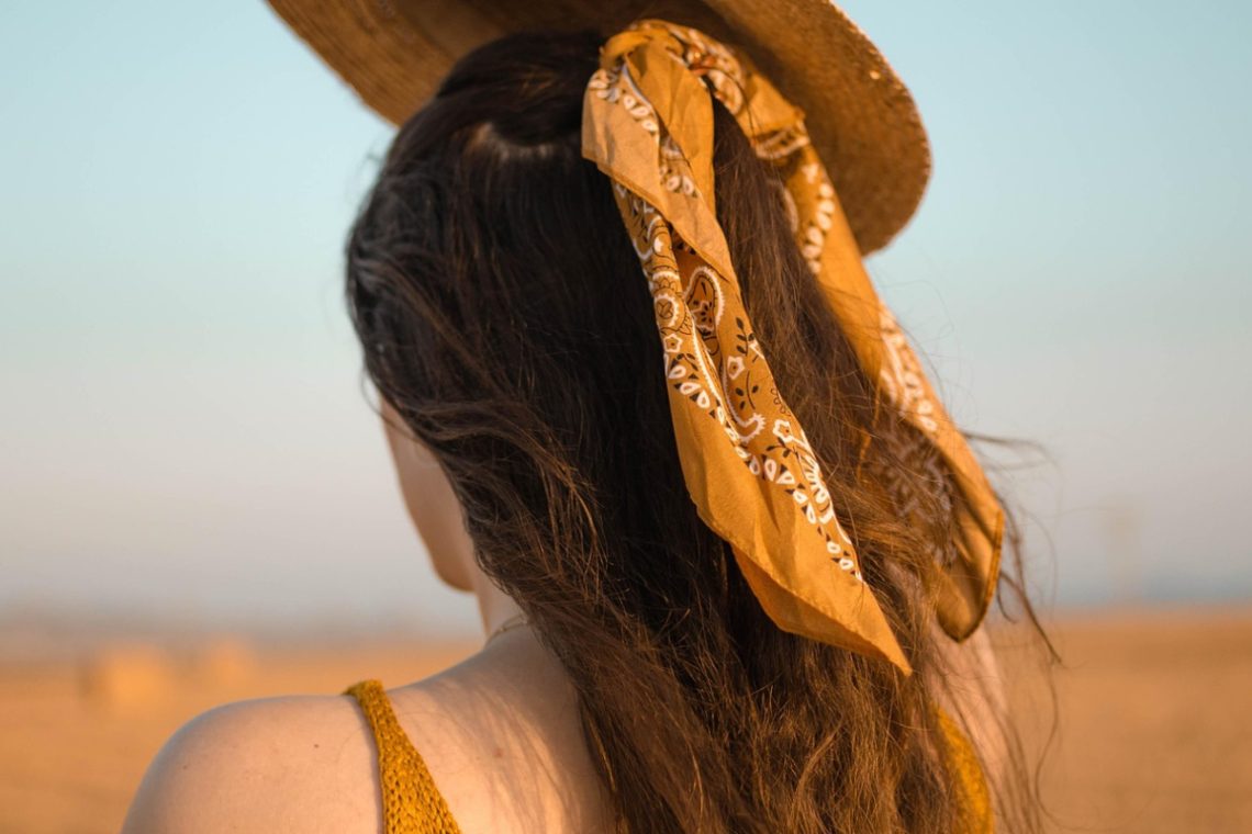 How to Style Hair Scarves